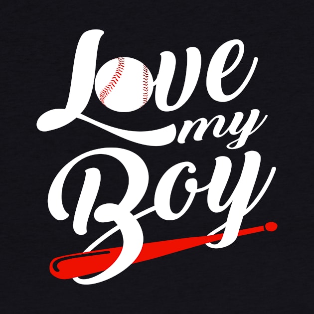 'I Love My Boys' Amazing Baseball Mom Gift by ourwackyhome